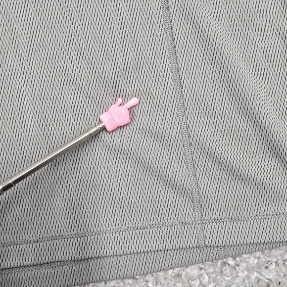 Obermeyer Shirt Men Large Gray 1/4 Zip Long Sleeve Pullover Outdoors Hiking READ - Picture 4 of 11